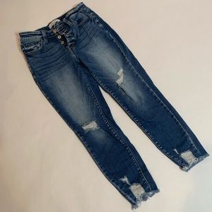 Kan Can Blue Distressed Jeans